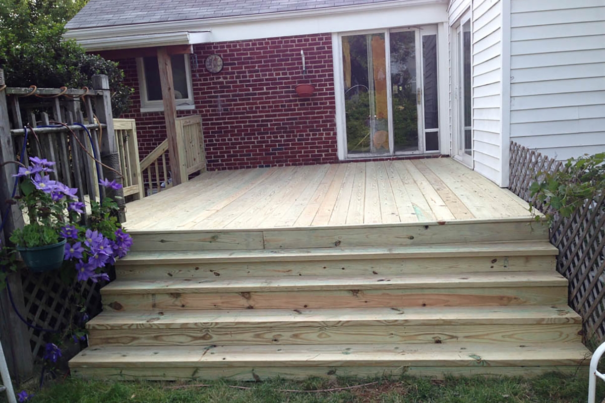 Deck work Deck work